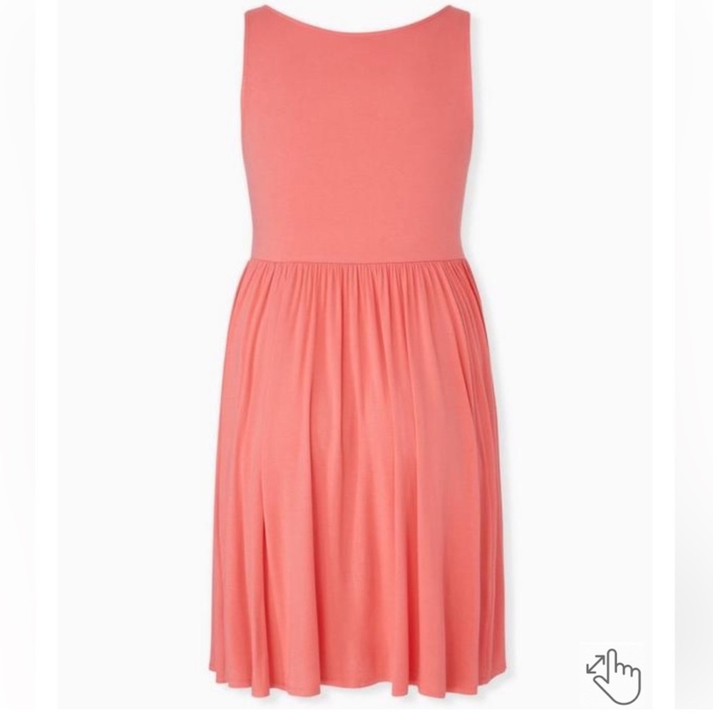 Torrid Coral Skater Dress